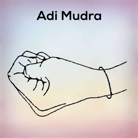 Adi Mudra - Gesture to relax nervous system - nexoye