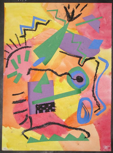 3rd Grade Kandinsky lesson- emphasizes color, shape, composition 3rd Grade Art Lesson, Third ...