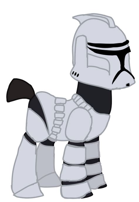 Clone Trooper from Star Wars the Clone Wars in MLP by Ripped-ntripps on DeviantArt