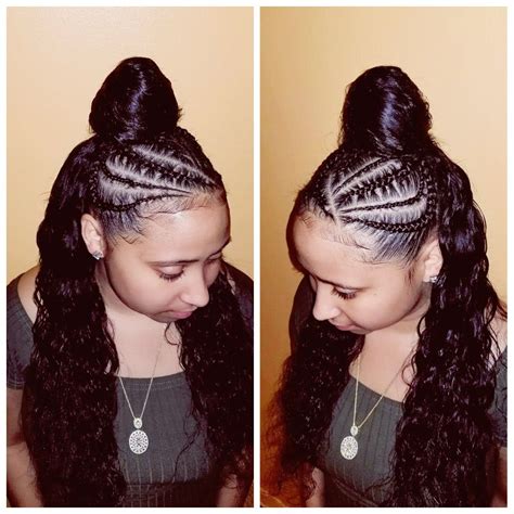 33+ half sew in with braids in front - KainTatianna