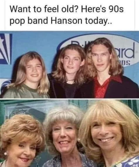 Pin by Zee on Memes | Pop bands, Famous faces, Hanson brothers