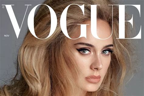 Adele looks stunning on covers of British and American Vogue ahead of ...