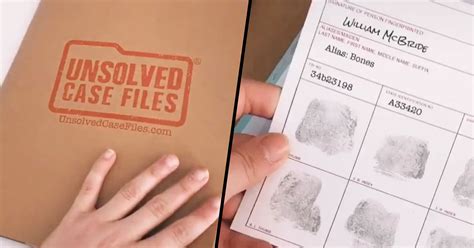 Free Printable Unsolved Case Files