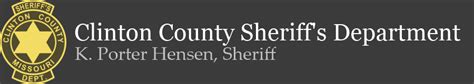 Clinton County Sheriff's Department » Sheriff K. Porter Hensen