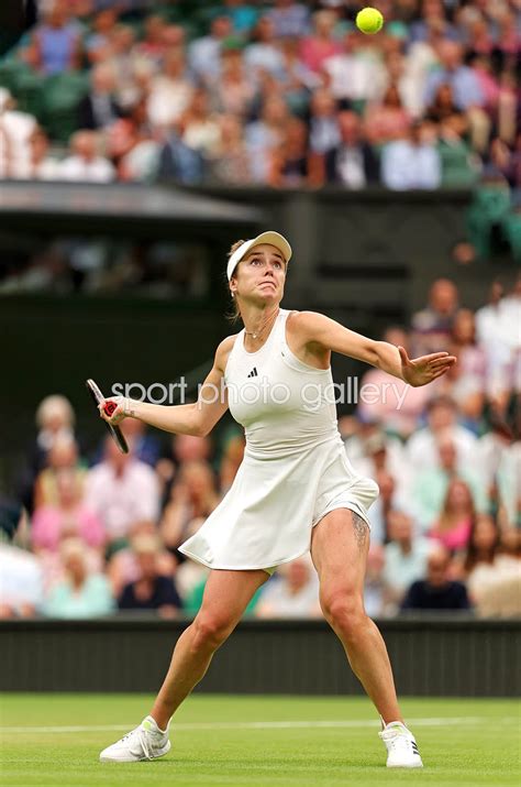 Elina Svitolina Ukraine forehand v Iga Swiatek Wimbledon 2023 Images ...