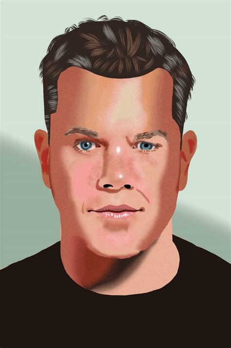 Matt Damon aka Jason Bourne by artofkiwi on DeviantArt