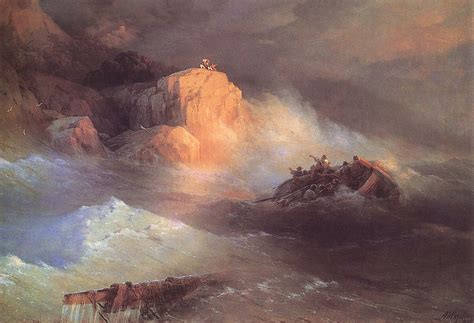 Ivan Konstantinovich Aivazovsky. Title: Shipwreck, Original Size: 132 x ...