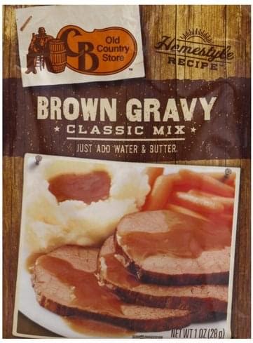 Cracker Barrel Old Country Store Brown, Classic Mix Gravy - 1 oz, Nutrition Information | Innit