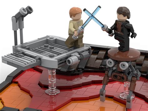 LEGO MOC Duel On Mustafar - Final Duel Scene by The_Minikit_Guy | Rebrickable - Build with LEGO