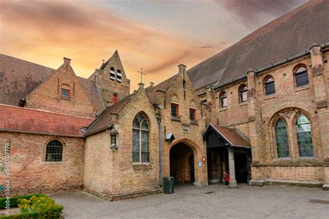 Medieval architecture of Bruges old town, Belgium Stock Photo | Adobe Stock