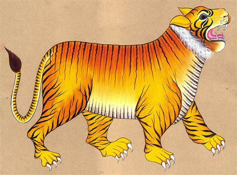 Roaring Tiger | Exotic India Art