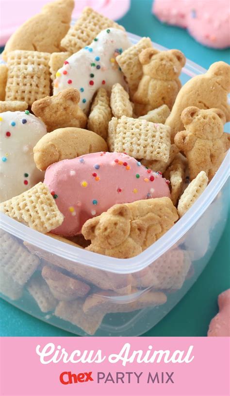 Give your kids a snack and a trip to the zoo all in one with our Circus Animal Chex Party Mix ...
