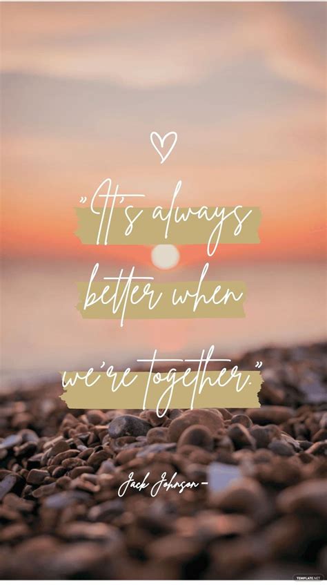 Jack Johnson – “It’s always better when we’re together.” in JPG ...