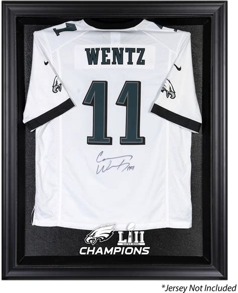 Philadelphia Eagles Super Bowl LII Champions Black Framed Jersey Logo ...