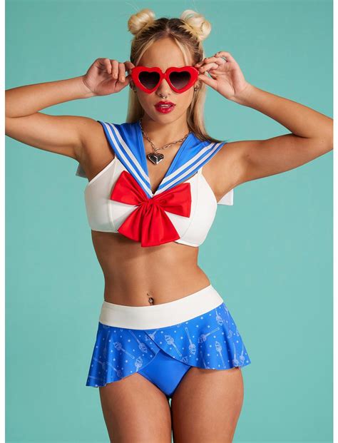 Sailor Moon Cosplay Swim Top | Hot Topic