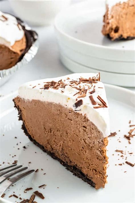 The Best Chocolate Jello Pudding Pie - Little Sunny Kitchen