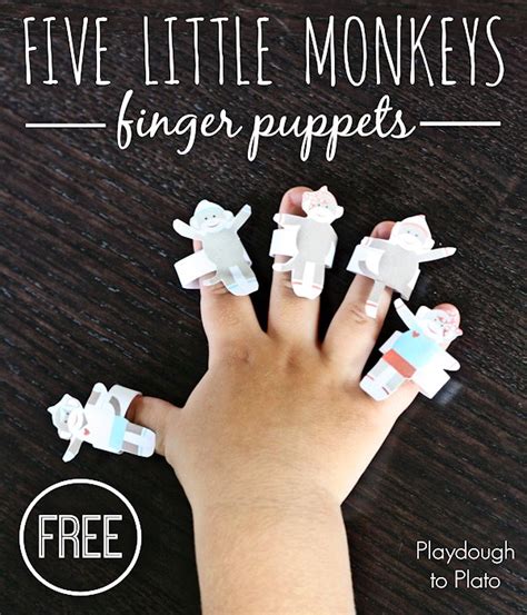 Five Little Monkeys Finger Puppets – Lesson Plans