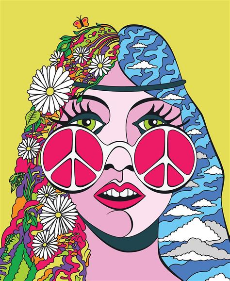 Flower Power Trip | Peace art, Hippie trippy, Hippie art