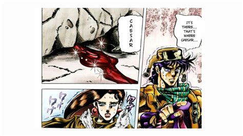 Jojo - SHIZAAAAA | Manga Version - The death of Caesar Zeppeli - YouTube