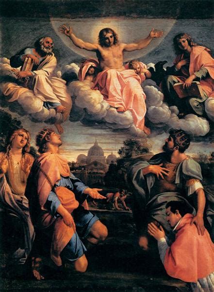 Christ in Glory, 1597 - 1598 - Annibale Carracci - WikiArt.org