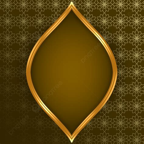 Brown Islamic Background With Text Box, Islamic, Islamic Background, Islamic Text Box Background ...