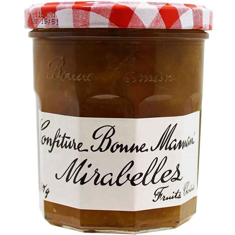 Bonne Maman Mirabelle Jam (Imported from France), 11 oz. (320 g) | Plum jam, Golden plum, Yellow ...