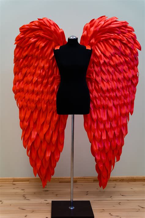 Red Angel Wings Costume Extra Large Costume - Etsy