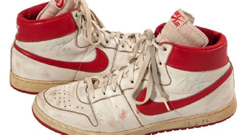 Michael Jordan sneakers: Game-worn shoes to be auctioned - Sports ...