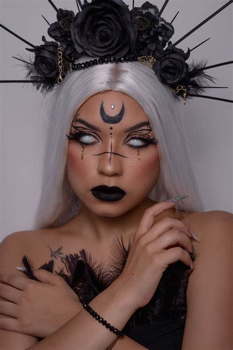 Dark Fairy Makeup, Demon Makeup, Witch Makeup, Purple Halloween, Halloween Hair, Halloween ...