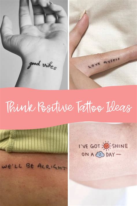 Positivity Tattoo Symbols