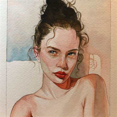 Potrait Painting, Watercolor Portrait Painting, Portrait Drawing, Portrait Art, Portrait Ideas ...