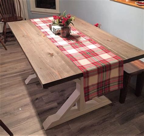 Rustic Farmhouse Dining Table, Dining Room Table, Farmhouse, Dine Table, Rustic Furniture ...