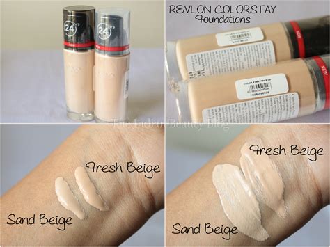 Revlon Colorstay swatches | Foundation swatches, Revlon colorstay foundation, Revlon cosmetics