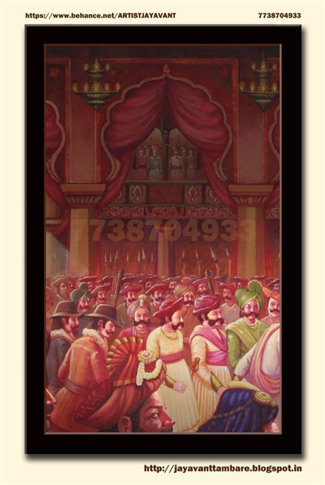 Chhatrapati Shivaji Maharaj Rajyabhishek Painting :: Behance