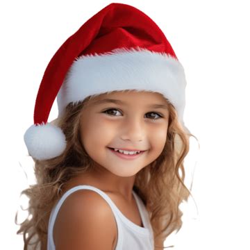 Adorable Little Girl In Santa Hat During Christmas Beach Holiday, Funny Christmas, Santa Girl ...