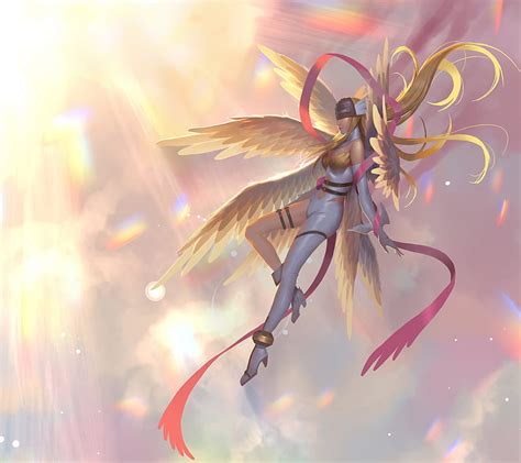 1080P free download | Angewomon, angemon, anime, digimon, girl, HD ...