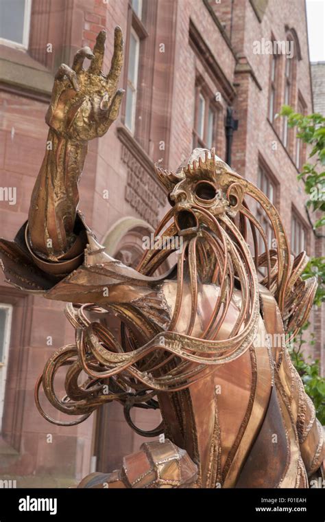 Contemporary Art Sculpture at Liverpool University, England, UK Stock Photo - Alamy