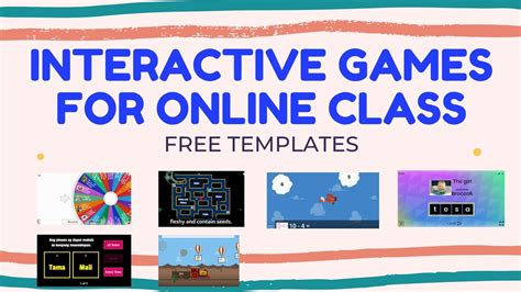 Interactive Games for Online Class ( free templates ) - YouTube