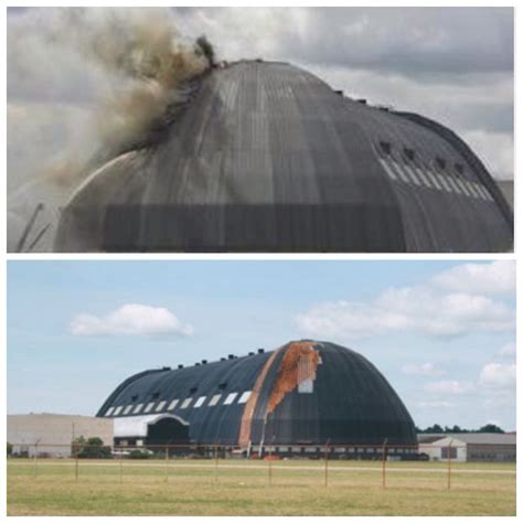 Akron Blimp Hanger fire Akron, Ohio May 19, 2006 | Goodyear blimp, Akron, Akron ohio