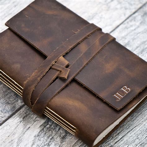 Personalized Leather Journal | Personalised leather journals, Leather journal, Leather