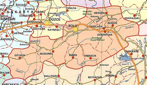 Bolu Map - Turkey