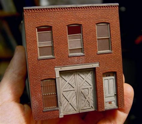 ho scale brick paper | Model Railroad Forums • View topic - Testing the ...