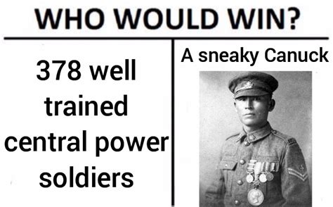 Francis Pegahmagabow meme : r/WW1TrenchPosting