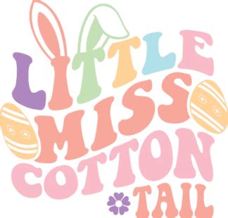 Little miss cotton tail, easter decor free svg file - SVG Heart