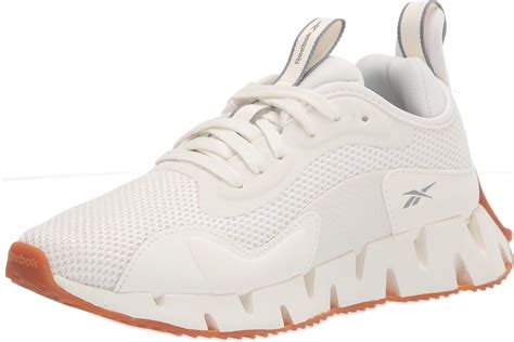 Reebok Women's Zig Dynamica Sneaker, Chalk/Pure Grey/Rubber Gum ...