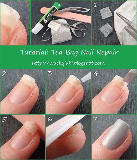 I have an impromptu tutorial for you today on how to repair a nail tear ...