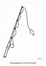 Fishing Rod Coloring Pages sketch template