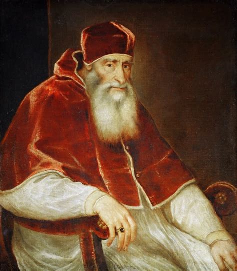 "Portrait of Pope Paul III" Titian - Artwork on USEUM