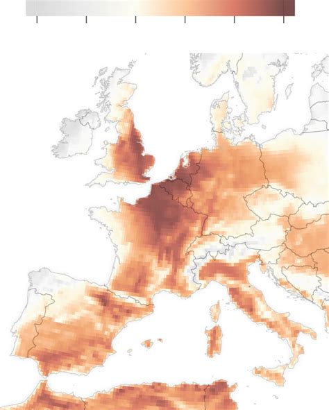 Mapping the Heat Waves in the U.K. and Europe - The New York Times