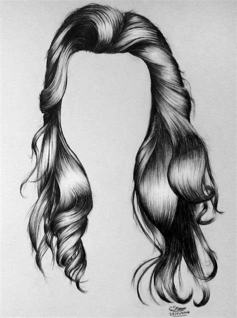 Realistic Hair Drawing by LethalChris on DeviantArt